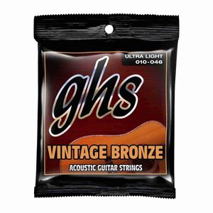 GHS Vintage Bronze VN UL Encordoamento para Violão