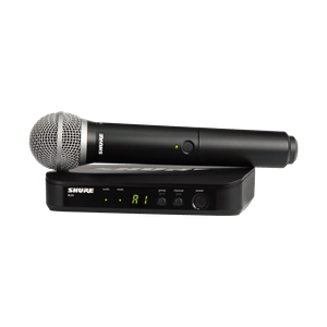 Shure BLX24 PG58 Microfone Dinâmica Com Sistema Sem Fio