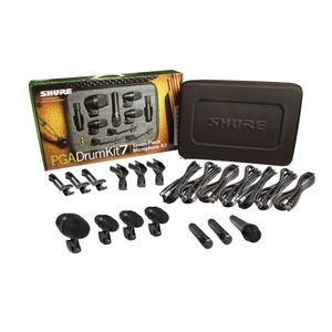 Shure PGADRUMKIT7 Kit de Microfone para Bateria 7 pecas